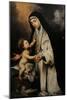 Saint Rose of Lima, Detail, C.1670-Bartolome Esteban Murillo-Mounted Giclee Print