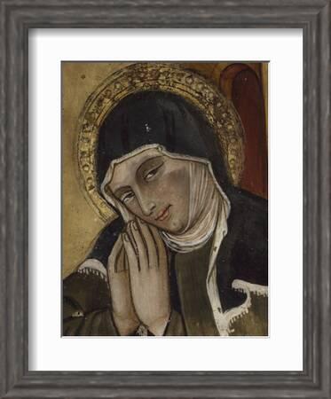 St. Scholastica Framed - Portraits of Saints