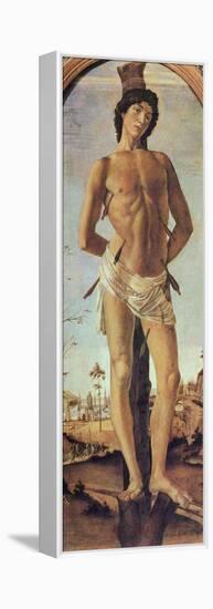 Saint Sebastian, 1474-Sandro Botticelli-Framed Premier Image Canvas