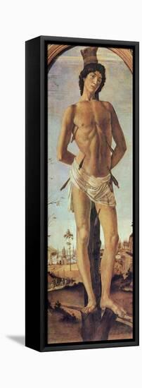 Saint Sebastian, 1474-Sandro Botticelli-Framed Premier Image Canvas