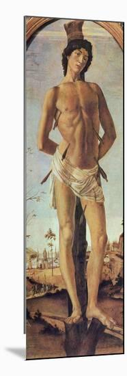 Saint Sebastian, 1474-Sandro Botticelli-Mounted Giclee Print