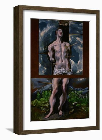 Saint Sebastian, 1608-14-El Greco-Framed Giclee Print