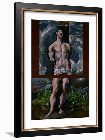 Saint Sebastian, 1608-14-El Greco-Framed Giclee Print