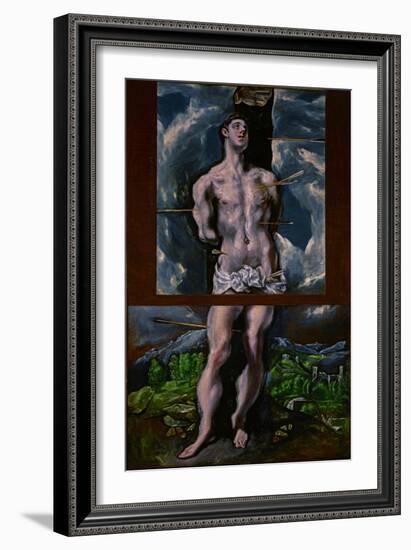 Saint Sebastian, 1608-14-El Greco-Framed Giclee Print