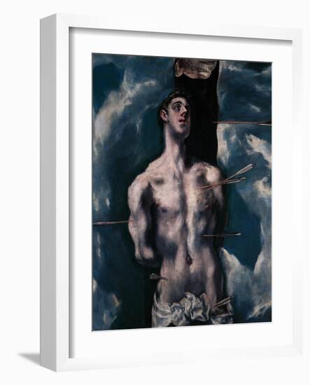 Saint Sebastian, 1610-1614-El Greco-Framed Giclee Print