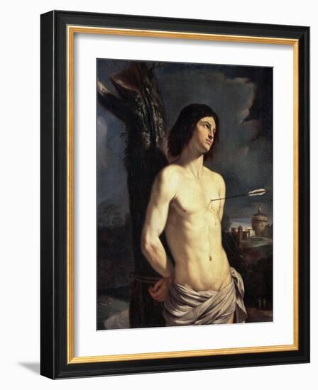 Saint Sebastian, 1642-Guercino-Framed Giclee Print