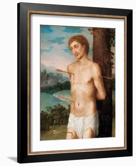 Saint Sebastian, after 1603-Juan Sanchez Cotan-Framed Giclee Print