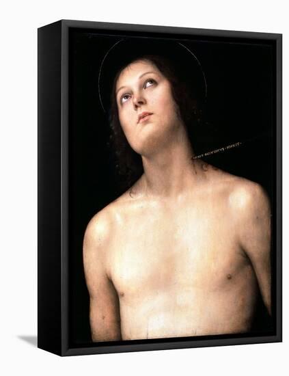 Saint Sebastian, Between 1493 and 1494-Perugino-Framed Premier Image Canvas