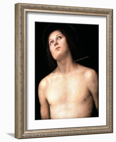 Saint Sebastian, Between 1493 and 1494-Perugino-Framed Giclee Print