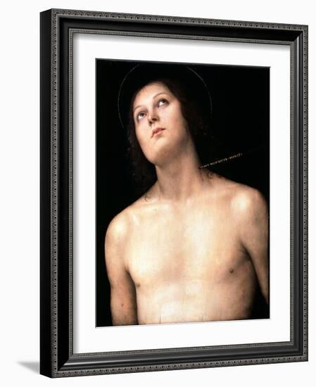 Saint Sebastian, Between 1493 and 1494-Perugino-Framed Giclee Print