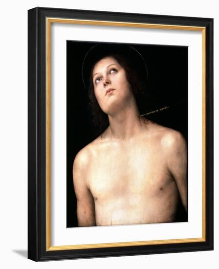 Saint Sebastian, Between 1493 and 1494-Perugino-Framed Giclee Print