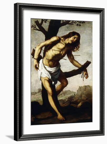 Saint Sebastian, C.1640-50-Francisco de Zurbaran-Framed Giclee Print