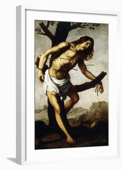 Saint Sebastian, C.1640-50-Francisco de Zurbaran-Framed Giclee Print