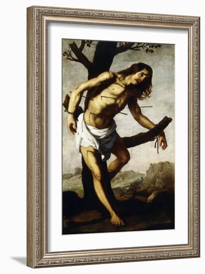 Saint Sebastian, C.1640-50-Francisco de Zurbaran-Framed Giclee Print