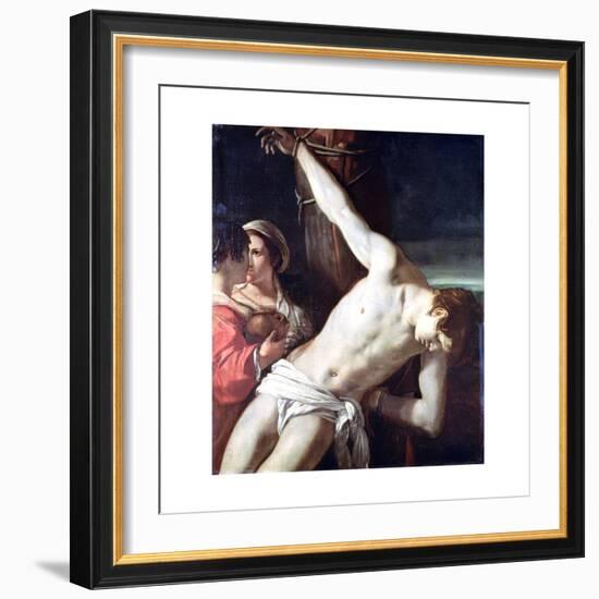 Saint Sebastian, C1611-1666-Guercino-Framed Giclee Print