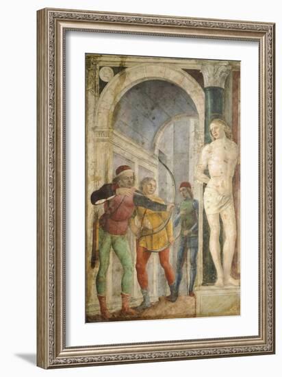 Saint Sebastian, Circa 1489-Vincenzo Foppa-Framed Giclee Print