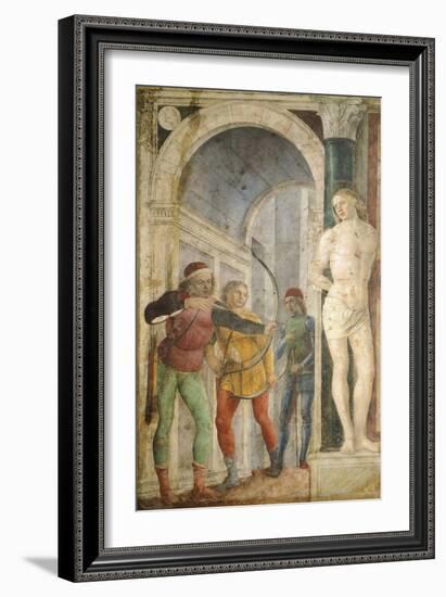 Saint Sebastian, Circa 1489-Vincenzo Foppa-Framed Giclee Print