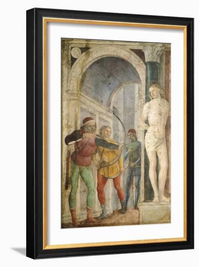 Saint Sebastian, Circa 1489-Vincenzo Foppa-Framed Giclee Print