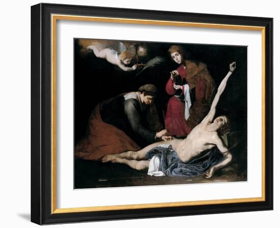 Saint Sebastian Tended by the Holy Women, C. 1621-José de Ribera-Framed Giclee Print