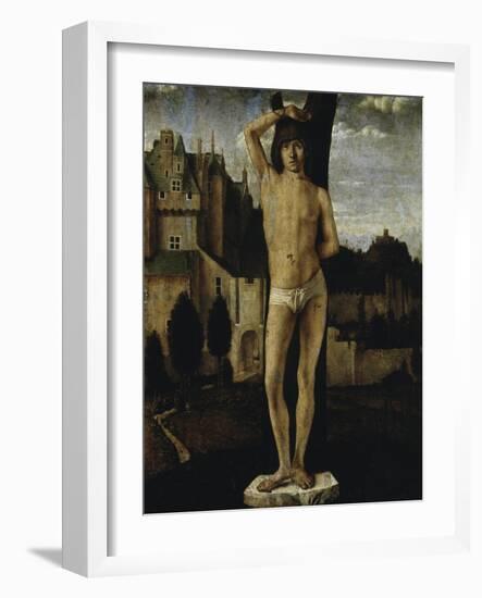 Saint Sebastian-Antonello da Messina-Framed Giclee Print