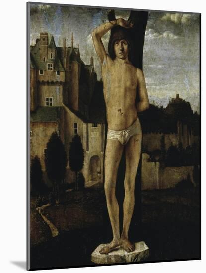 Saint Sebastian-Antonello da Messina-Mounted Giclee Print