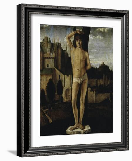 Saint Sebastian-Antonello da Messina-Framed Giclee Print