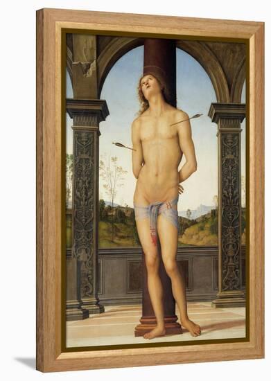 Saint Sebastian-Pietro Perugino-Framed Premier Image Canvas