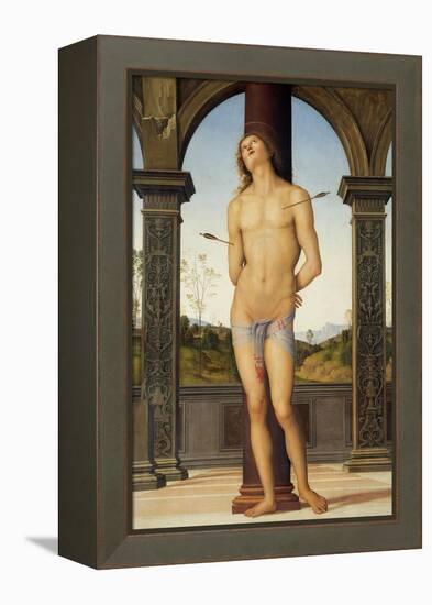 Saint Sebastian-Pietro Perugino-Framed Premier Image Canvas