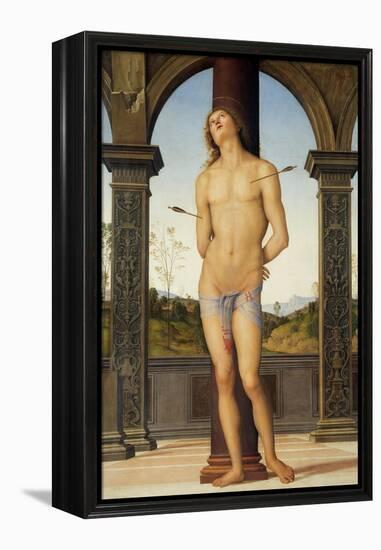 Saint Sebastian-Pietro Perugino-Framed Premier Image Canvas