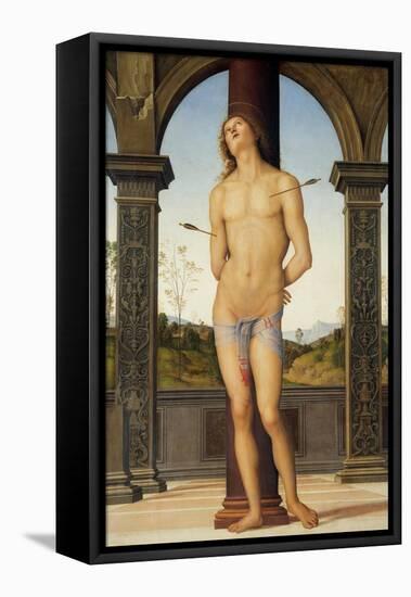 Saint Sebastian-Pietro Perugino-Framed Premier Image Canvas