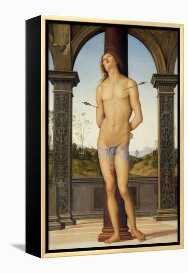 Saint Sebastian-Pietro Perugino-Framed Premier Image Canvas