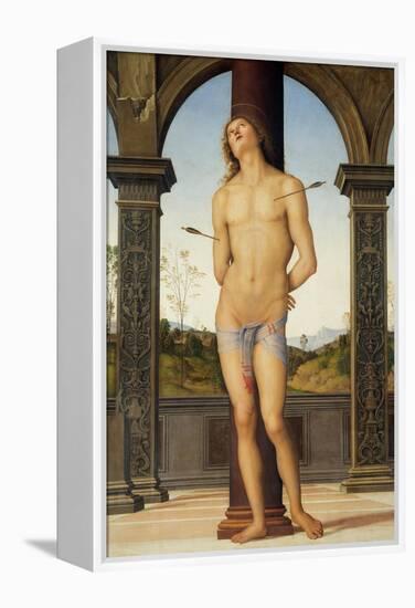 Saint Sebastian-Pietro Perugino-Framed Premier Image Canvas