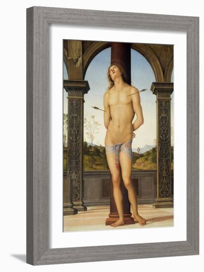 Saint Sebastian-Pietro Perugino-Framed Giclee Print