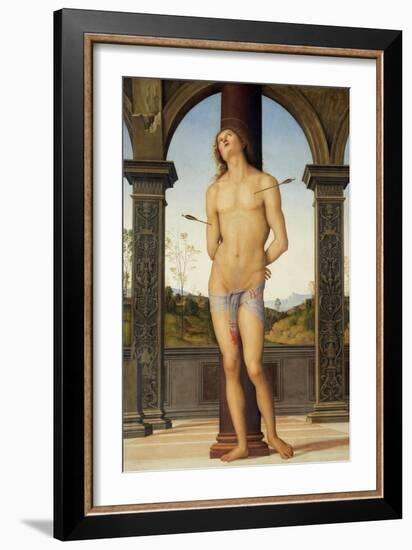 Saint Sebastian-Pietro Perugino-Framed Giclee Print