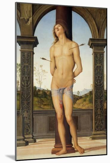 Saint Sebastian-Pietro Perugino-Mounted Giclee Print