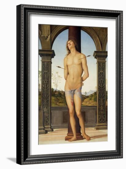 Saint Sebastian-Pietro Perugino-Framed Giclee Print