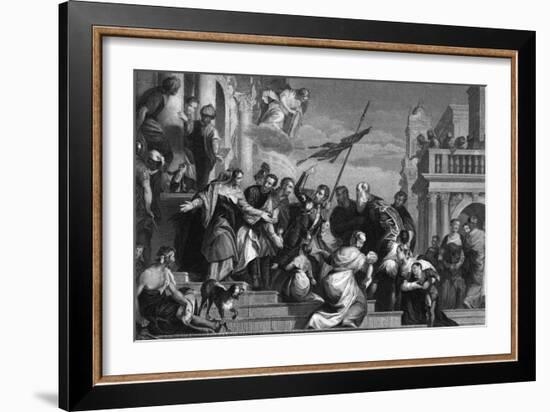 Saint Sebastian-Paolo Veronese-Framed Art Print