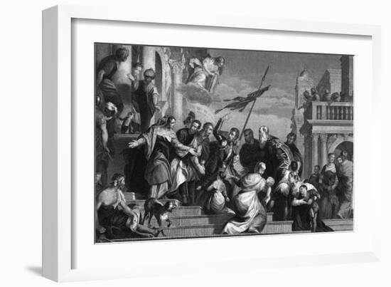 Saint Sebastian-Paolo Veronese-Framed Art Print