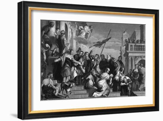 Saint Sebastian-Paolo Veronese-Framed Art Print