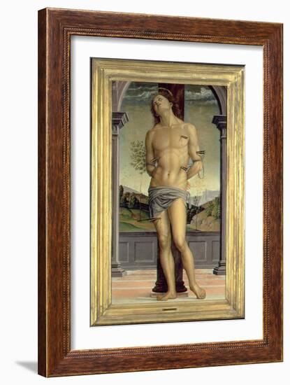 Saint Sebastian-Pietro Perugino-Framed Giclee Print