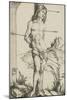 Saint Sébastien attaché à une colonne-Albrecht Dürer-Mounted Giclee Print