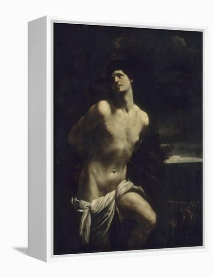 Saint Sébastien martyr dans un paysage-Guido Reni-Framed Premier Image Canvas