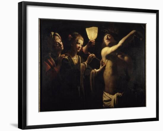 Saint Sébastien soigné par Irène-Trophime Bigot-Framed Giclee Print
