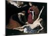 Saint Sebastien Soigne Par Les Saintes Femmes - Peinture De Jose De Ribera Dit Il Spagnoletto  L'es-Jusepe de Ribera-Mounted Giclee Print