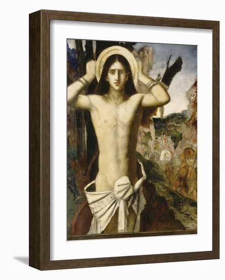 Saint Sébastien-Gustave Moreau-Framed Giclee Print