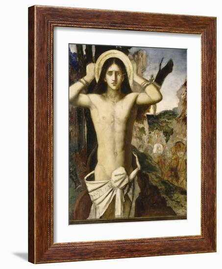 Saint Sébastien-Gustave Moreau-Framed Giclee Print