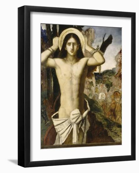 Saint Sébastien-Gustave Moreau-Framed Giclee Print