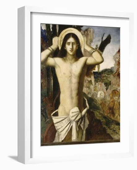 Saint Sébastien-Gustave Moreau-Framed Giclee Print