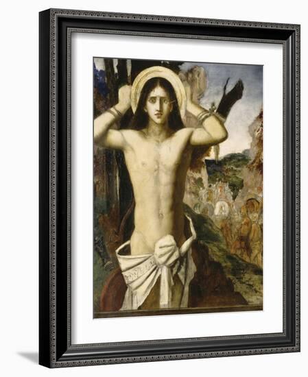 Saint Sébastien-Gustave Moreau-Framed Giclee Print