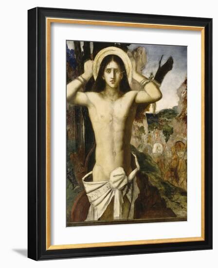 Saint Sébastien-Gustave Moreau-Framed Giclee Print